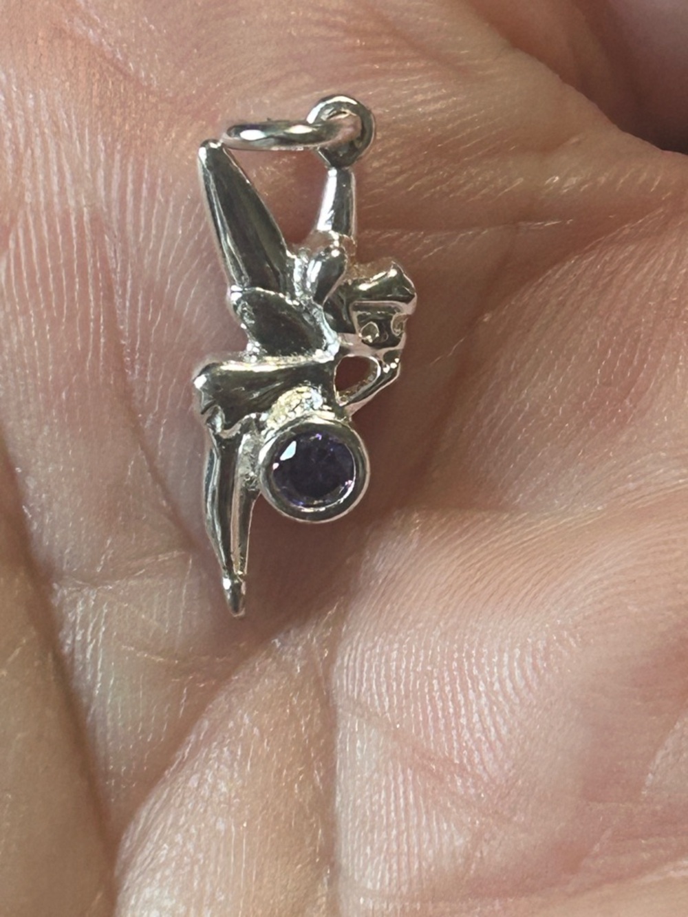 Silver Tinkerbell Charm.